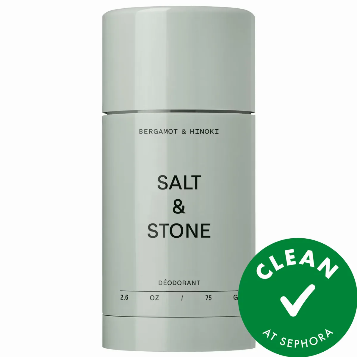 Bergamot & Hinoki Extra-Strength Aluminum-Free Deodorant 2.6 oz by Salt & Stone