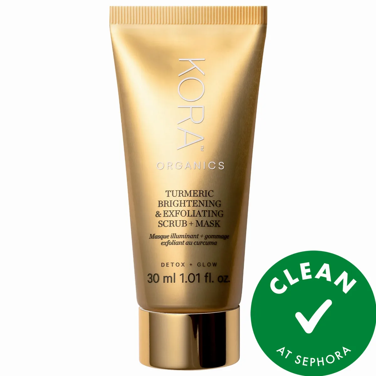 Mini Turmeric BHA Pore & Brightening Treatment Mask.34/30 by KORA Organics