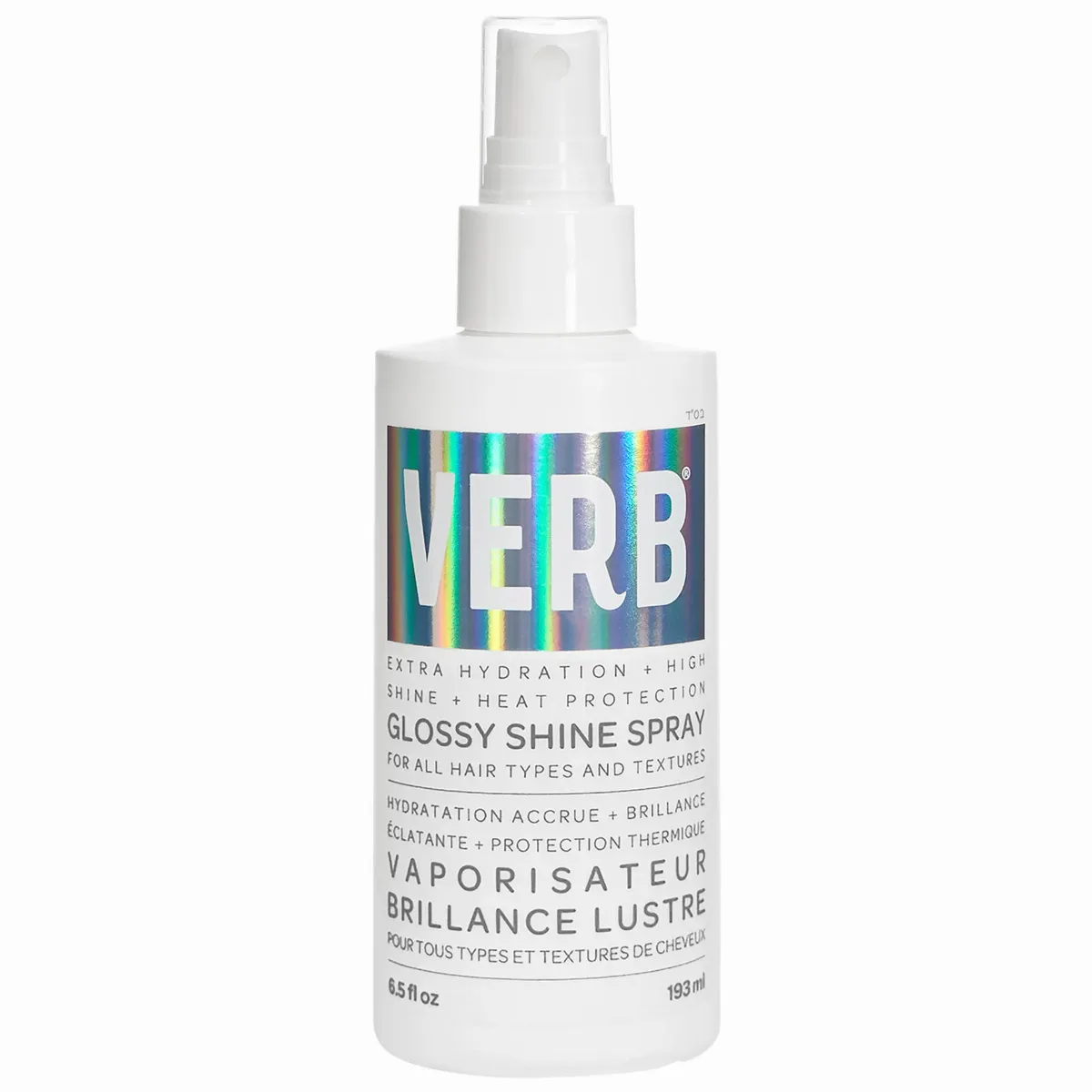 High Shine, Glossy Shine Spray with Heat Protection 6.5 oz / 193 mL by Verb