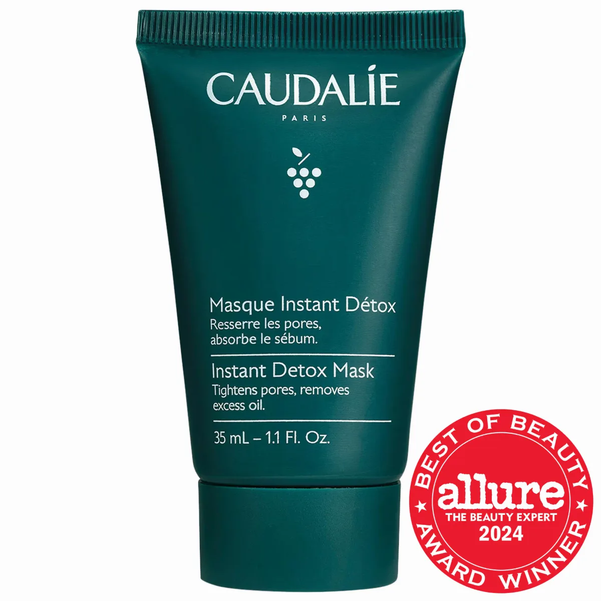 Mini Pore Minimizing Instant Detox Mask 1.18 oz / 35 mL by Caudalie