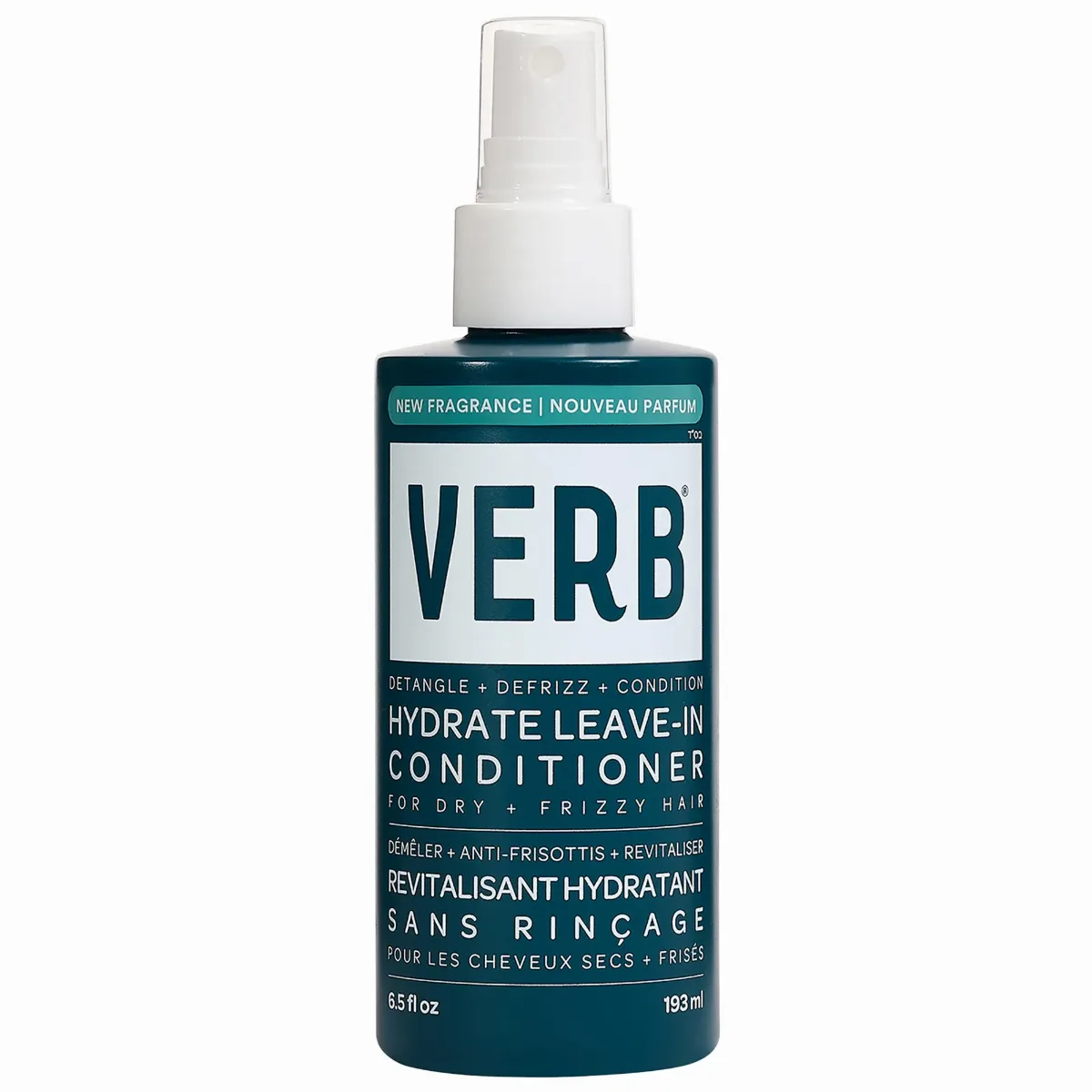 Hydrate Detangling Leave-In Conditioner for Dry, Frizzy Hair 6.5 oz / 193 Ml by Verb
