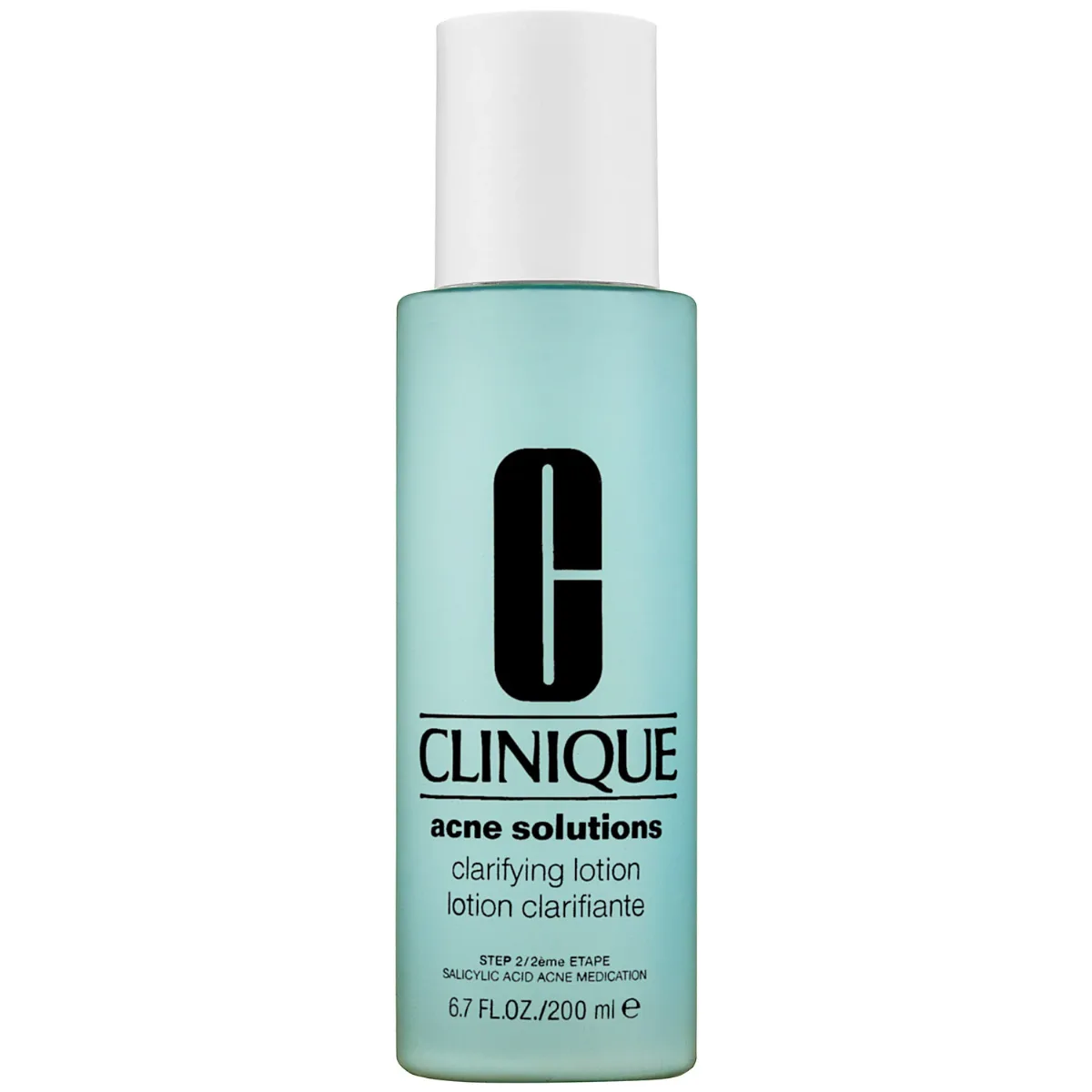 Acne Solutions Clarifying Lotion Liquid Exfoliator with Salicylic Acid 6.7 Oz/ 200 mL by CLINIQUE