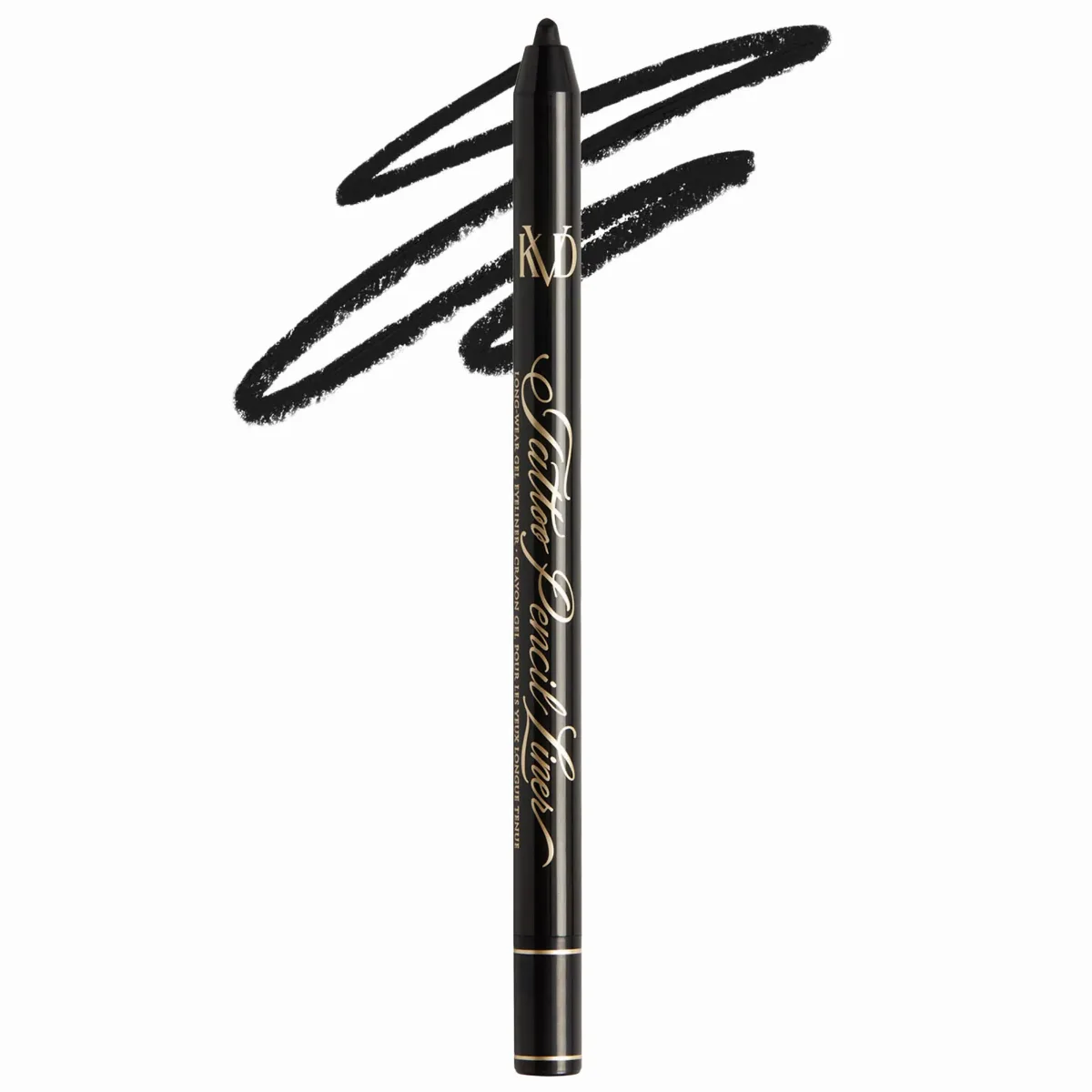 Tattoo Pencil Liner Waterproof Long-Wear Gel Eyeliner Trooper Black.0176 oz /.5 G by KVD Beauty