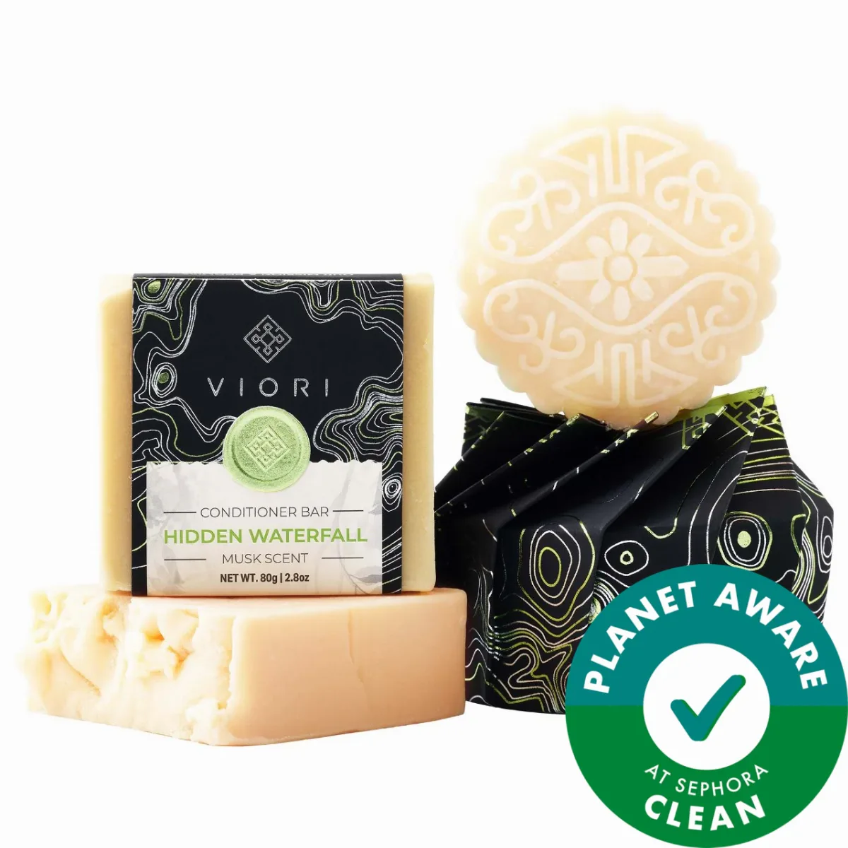 Hair Shampoo & Conditioner Bar Set Hidden Waterfall by Viori