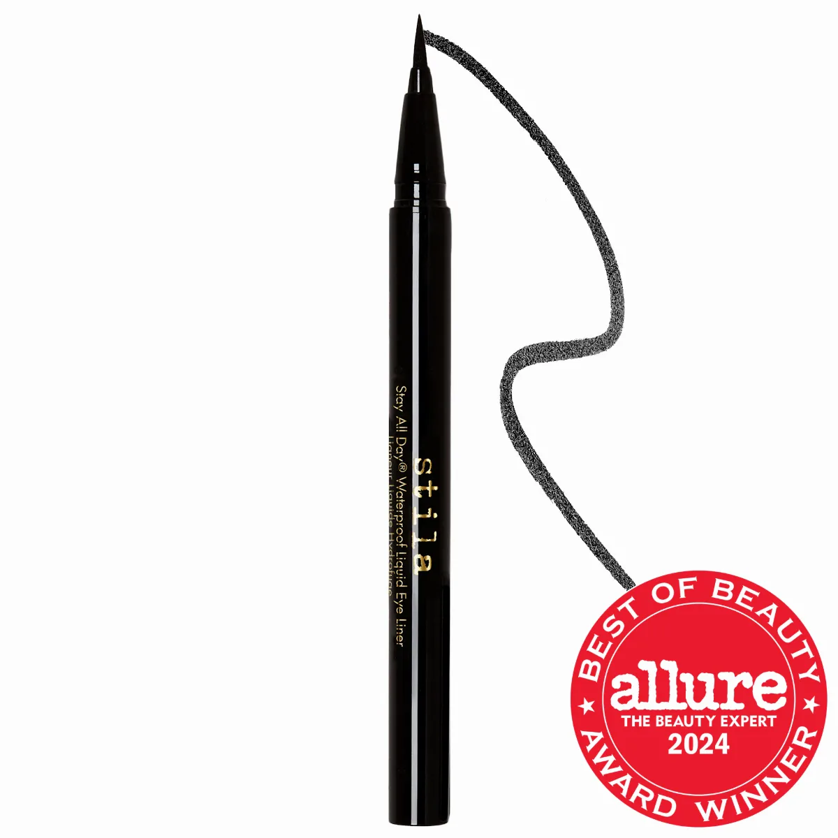 Stay All Day Waterproof Liquid Eye Liner Intense Black 0.016 oz / 0.5 mL by stila
