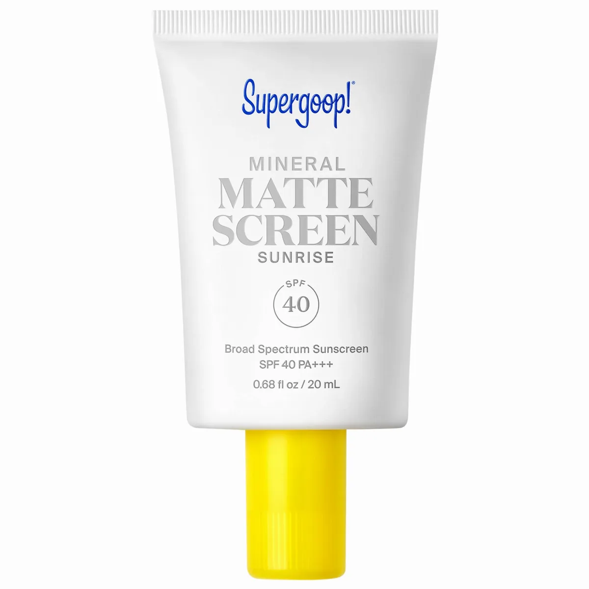 Mini Mineral Mattescreen Sunscreen SPF 40.68 oz / 20 mL by Supergoop