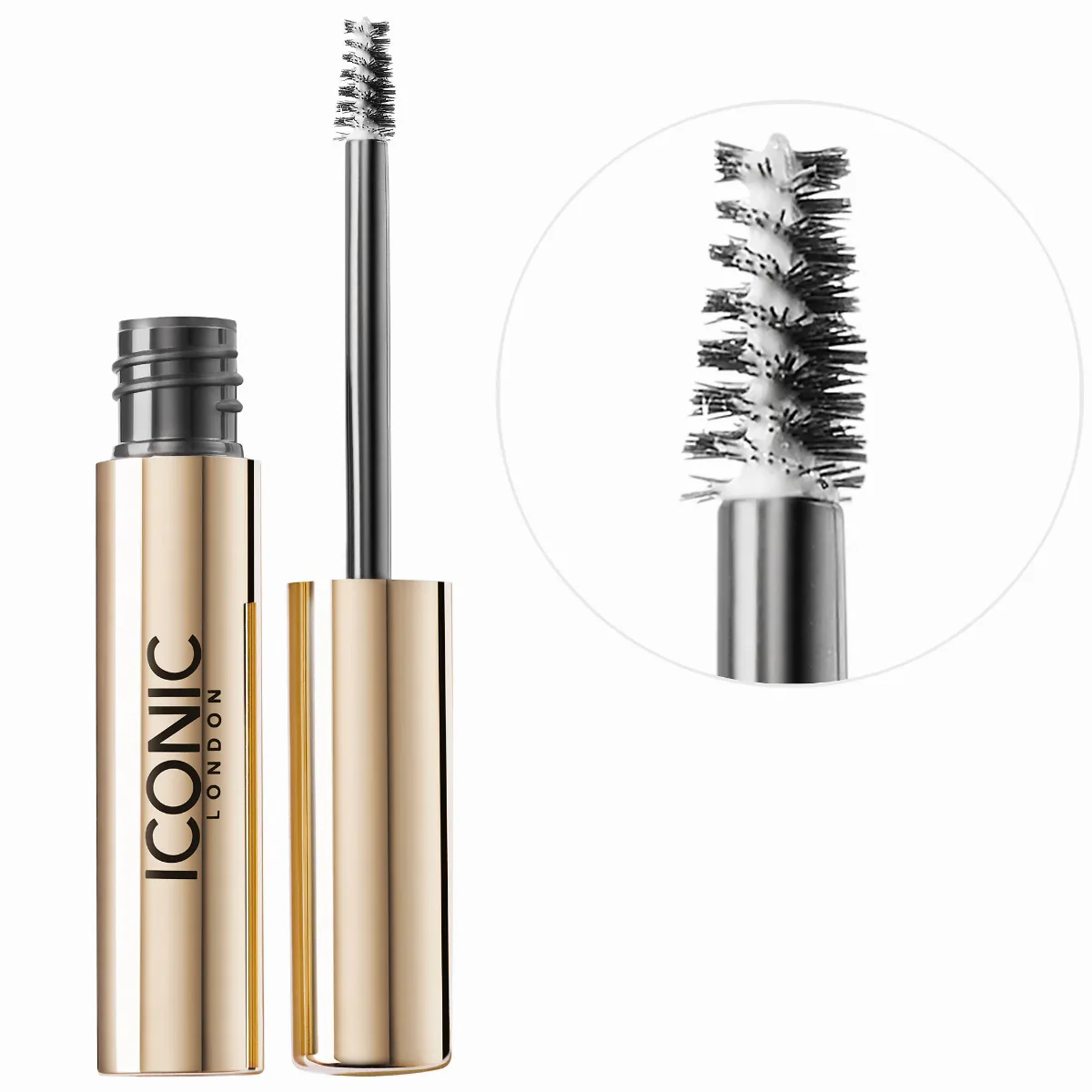 Liquid Brow Silk Max Hold Gel Clear 0.1 Fl oz / 3 mL by Iconic London