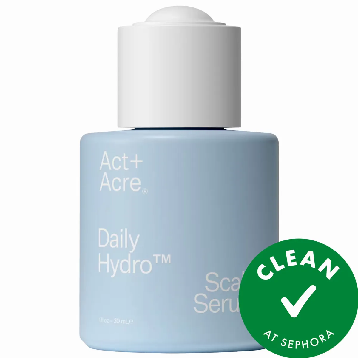 Daily Hydro Scalp Serum with Hyaluronic Acid for Dry Scalp 1 oz / 30 mL by Act+Acre