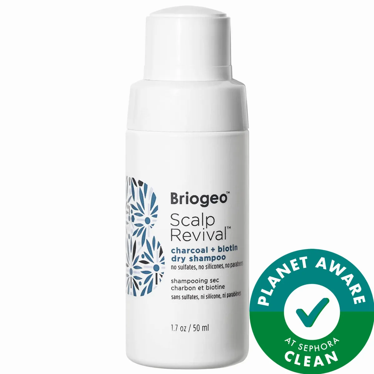 Scalp Revival Charcoal + Biotin Dry Shampoo 1.7 oz / 50 mL by Briogeo