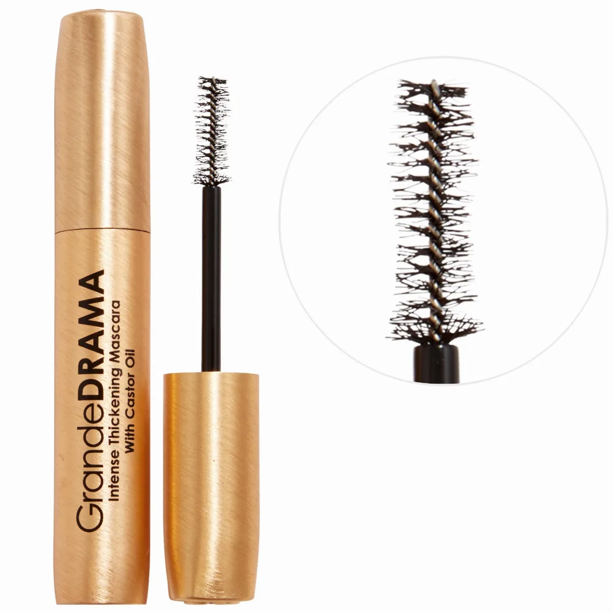 GrandeDRAMA Intense Thickening Mascara Black 0.3 oz / 9 mL by Grande Cosmetics