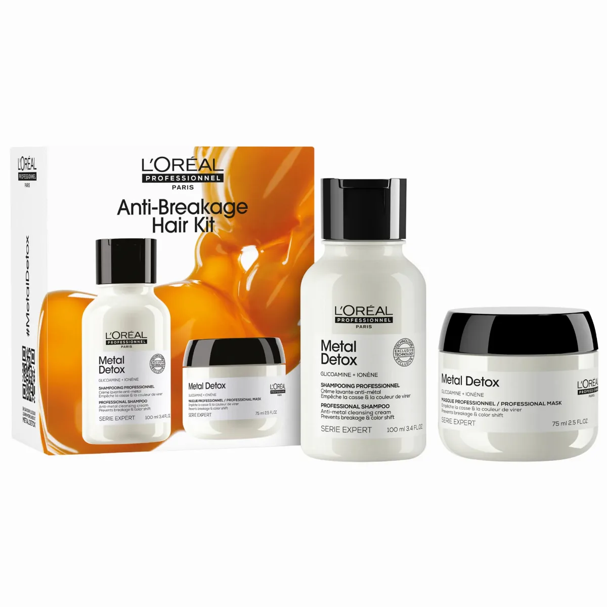 Mini Metal Detox Shampoo & Hair Mask Starter Set by L'Oréal Professionnel