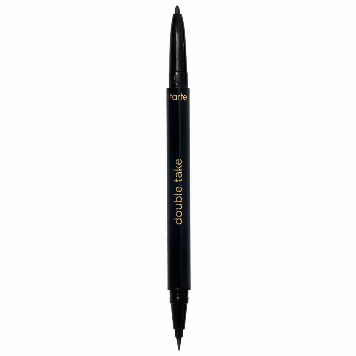 Double Take Waterproof Liquid & Gel Pencil Eyeliner Black Pencil 0.004 oz x Liquid 0.017 oz / Pencil 0.11 G x Liquid 0.50 mL by tarte