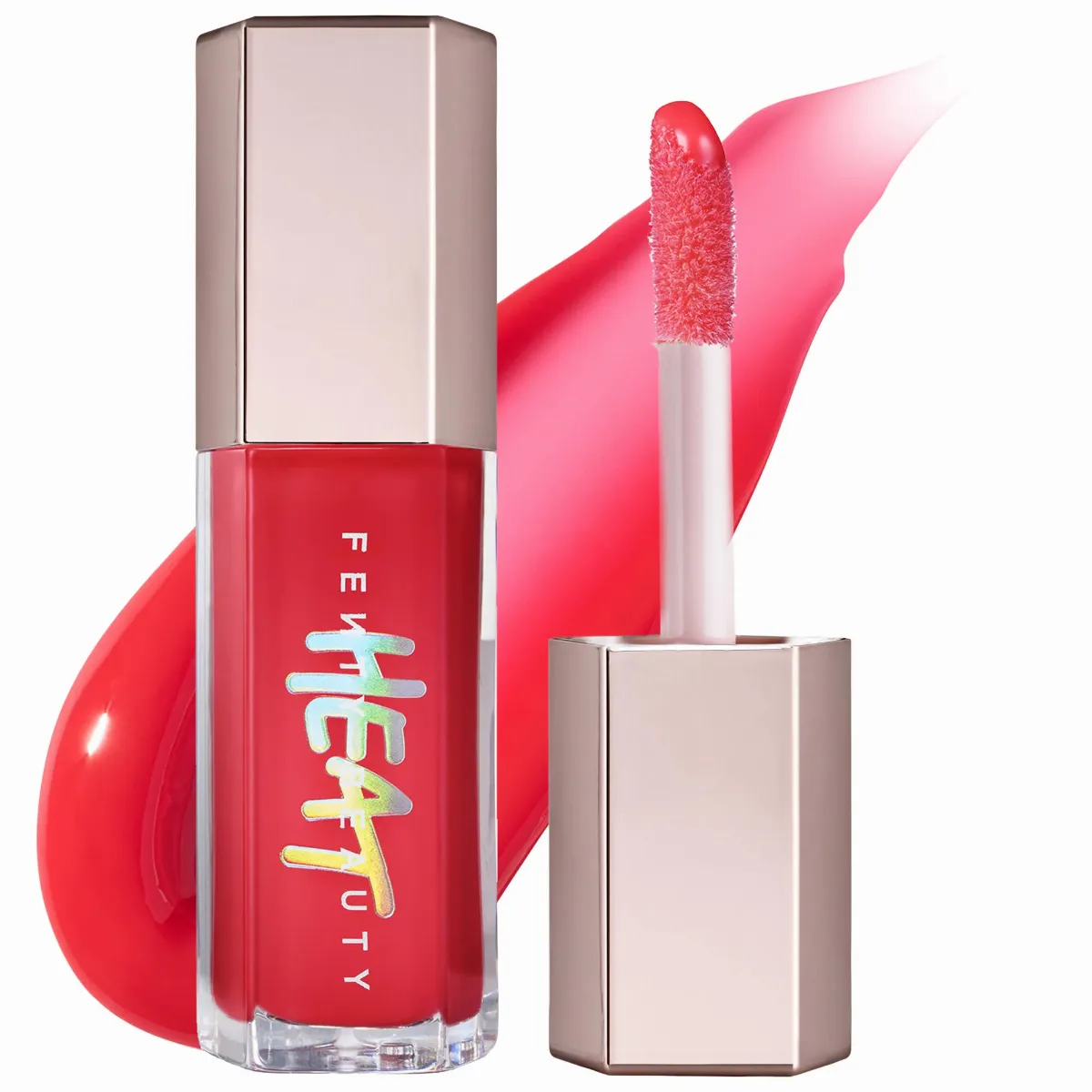 Gloss Bomb Heat Universal Lip Luminizer + Plumper Hot Cherry 0.30 oz / 9 mL by Fenty Beauty by Rihanna