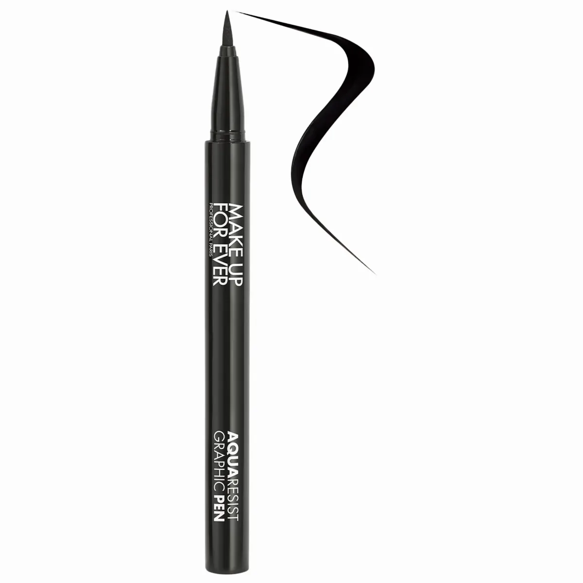 Aqua Resist Graphic Pen 24HR Waterproof Intense Eyeliner 1 Intense Black 0.01 oz / 0.52 mL by MAKE UP FOR EVER