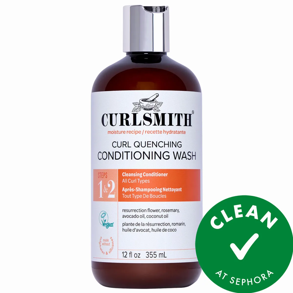 Curl Quenching Conditioning Hair Wash 12 oz / 355 mL by Curlsmith