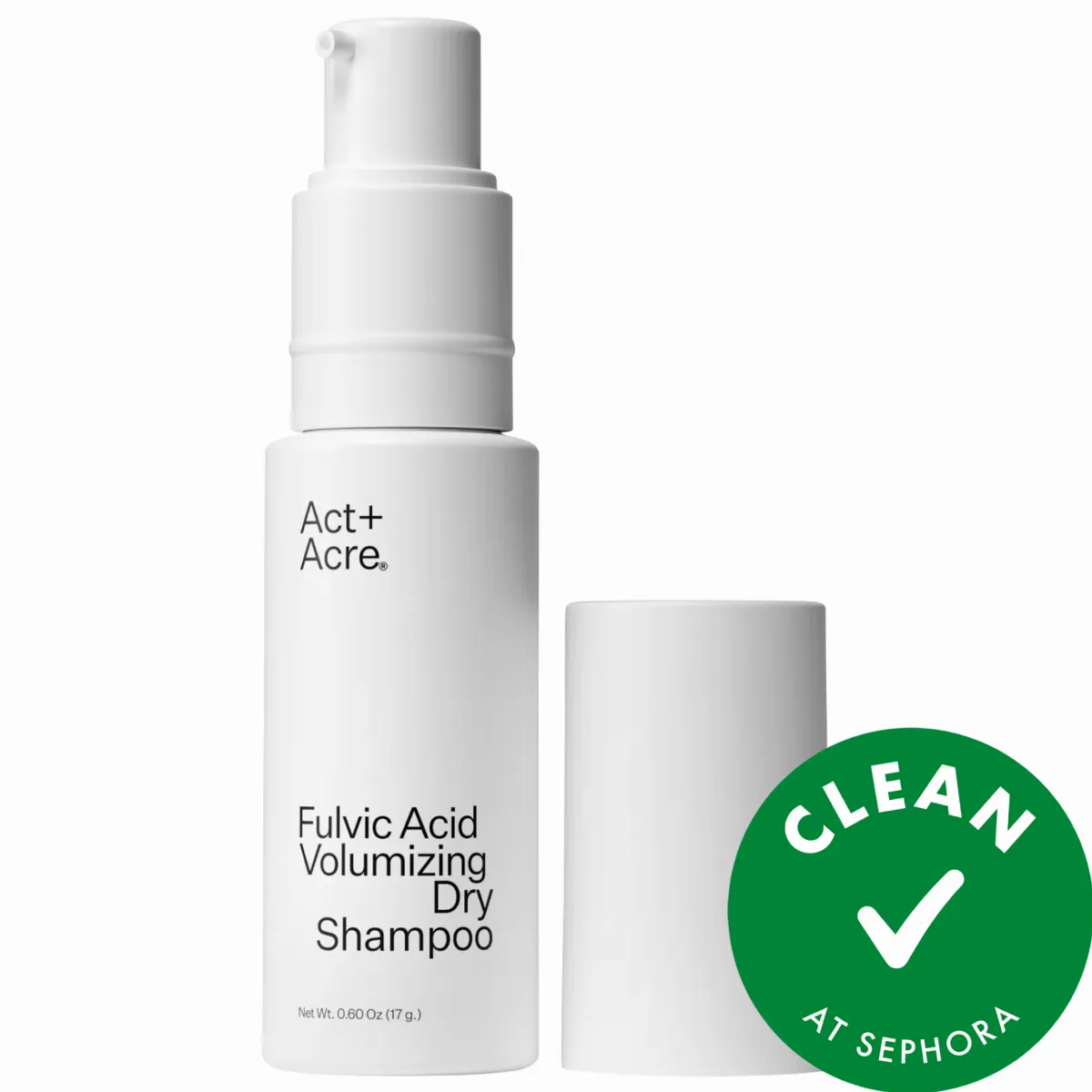 Fulvic Acid Volumizing Dry Shampoo Powder for Oily Scalp 0.6 oz / 50 Ml by Act+Acre