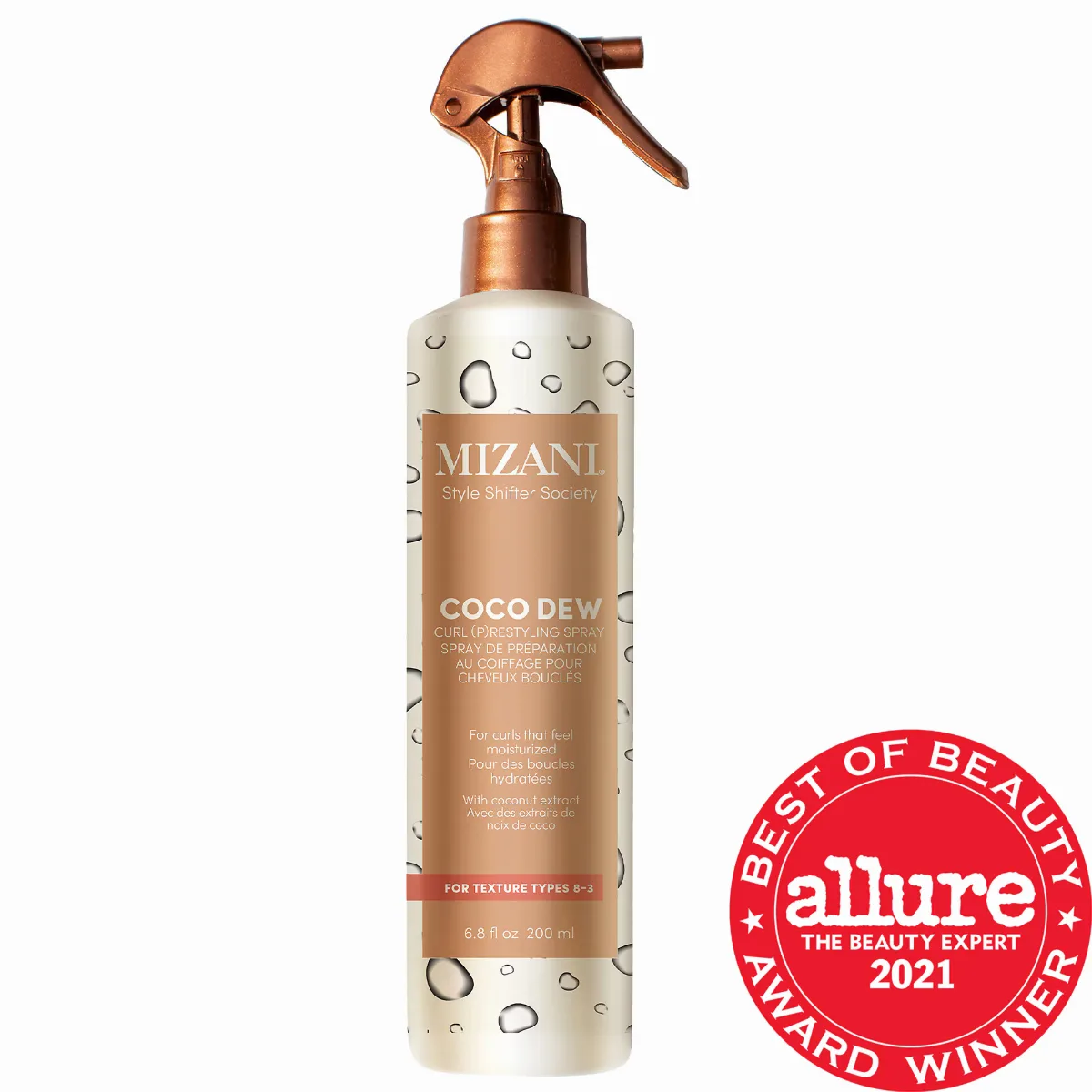 Coco Dew Curl Defining Refresher Spray 6.8 oz / 200mL by Mizani