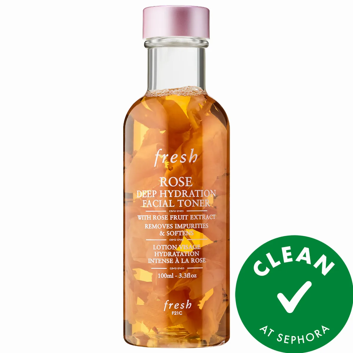 Mini Rose & Hyaluronic Acid Deep Hydration Toner 3.3 oz / 100 mL by fresh