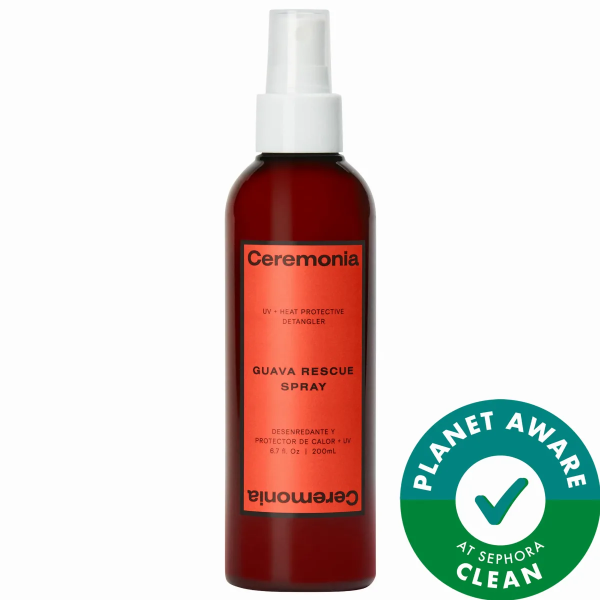 Guava Rescue Hair Heat Protectant Spray 6.7 oz / 200 mL by Ceremonia