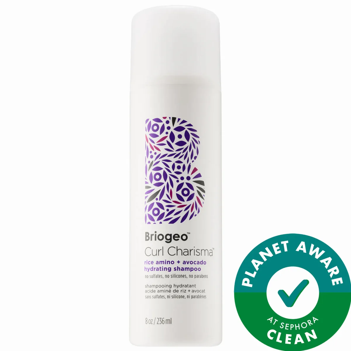 Curl Charisma Rice Amino + Avocado Hydrating Shampoo 8 oz / 237 mL by Briogeo