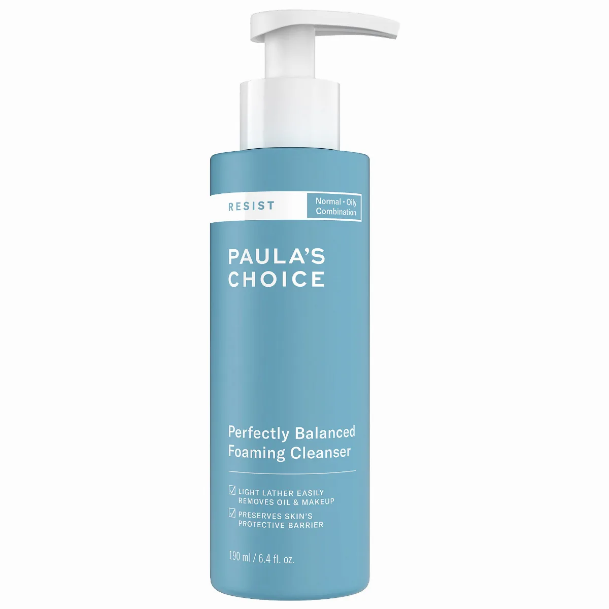 Resist Perfectly Balanced Foaming Cleanser with Hyaluronic Acid 6.4 oz / 190 mL by Paula's Choice