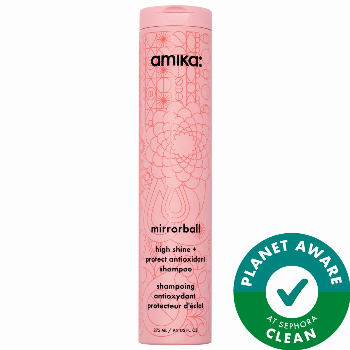 Mirrorball High Shine + Protect Antioxidant Shampoo 9.2 oz / 275 Ml by amika