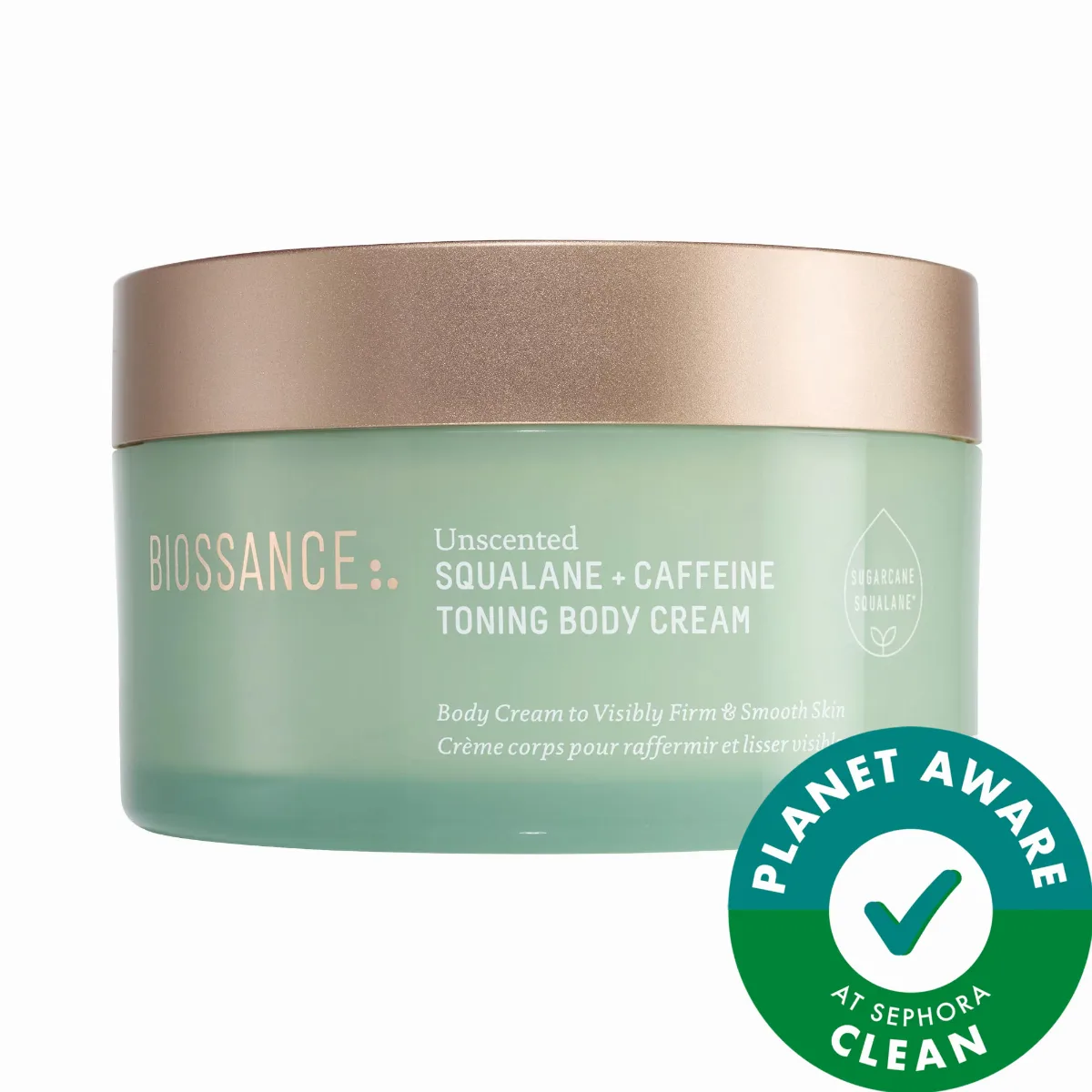Caffeine Toning Body Cream + Squalane 6 oz / 200 mL by Biossance