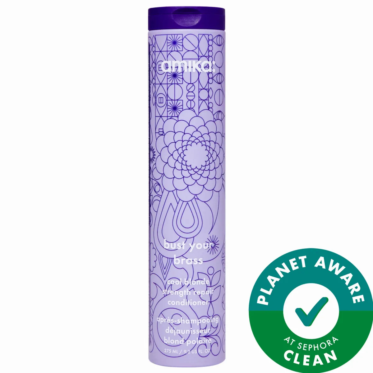 Bust Your Brass Cool Blonde Strength Repair Conditioner 9.2 oz by amika