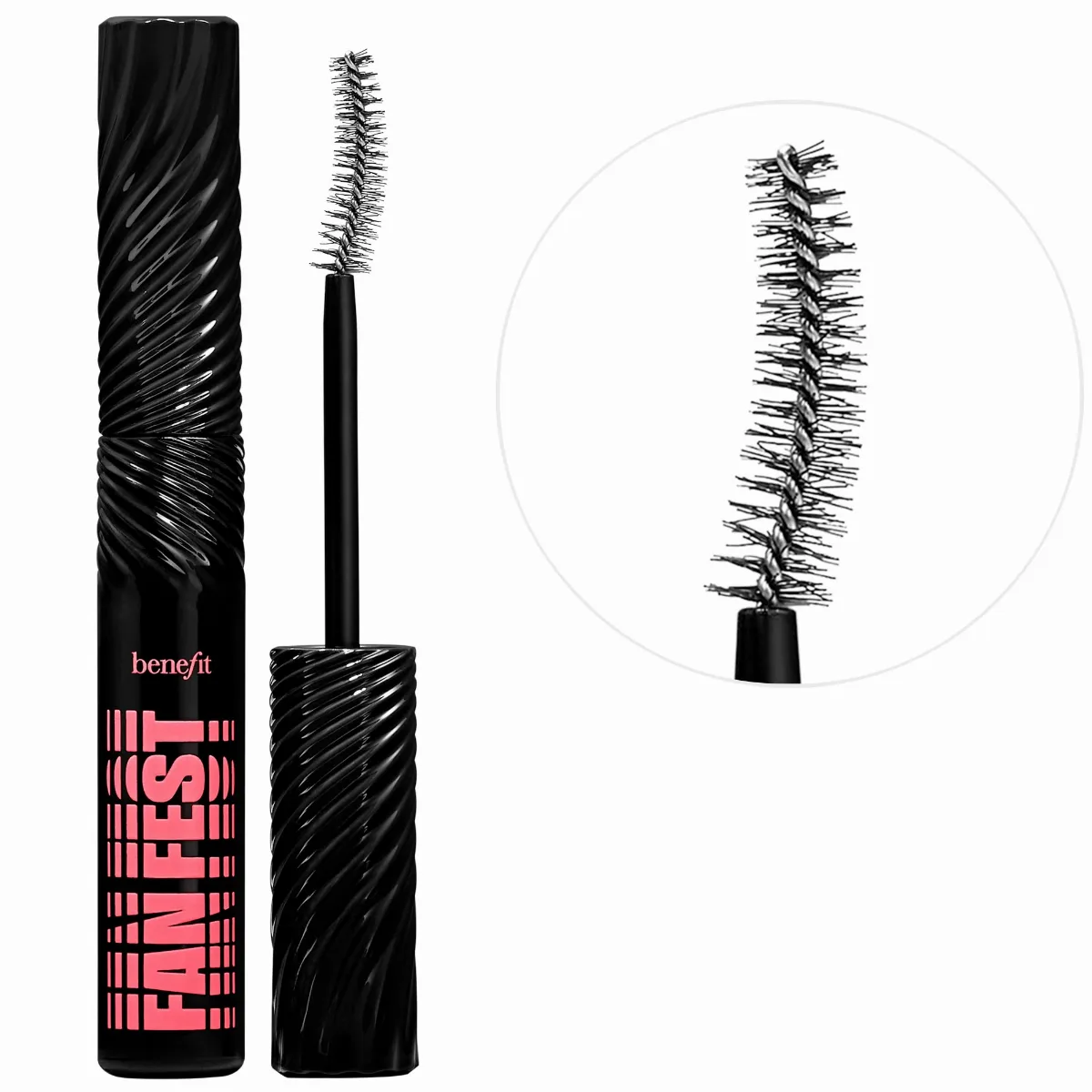 Fan Fest Fanning & Volumizing Mascara Hyper Black 0.3 oz by Benefit Cosmetics