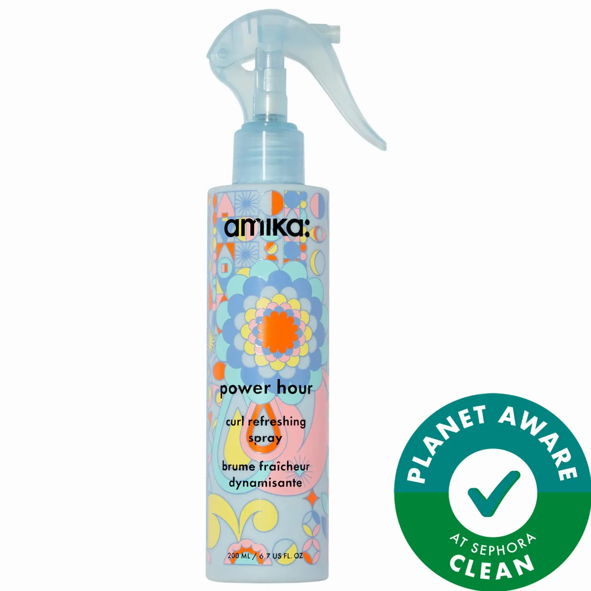 Power Hour Curl Refreshing Spray 6.7 oz / 220 mL by amika