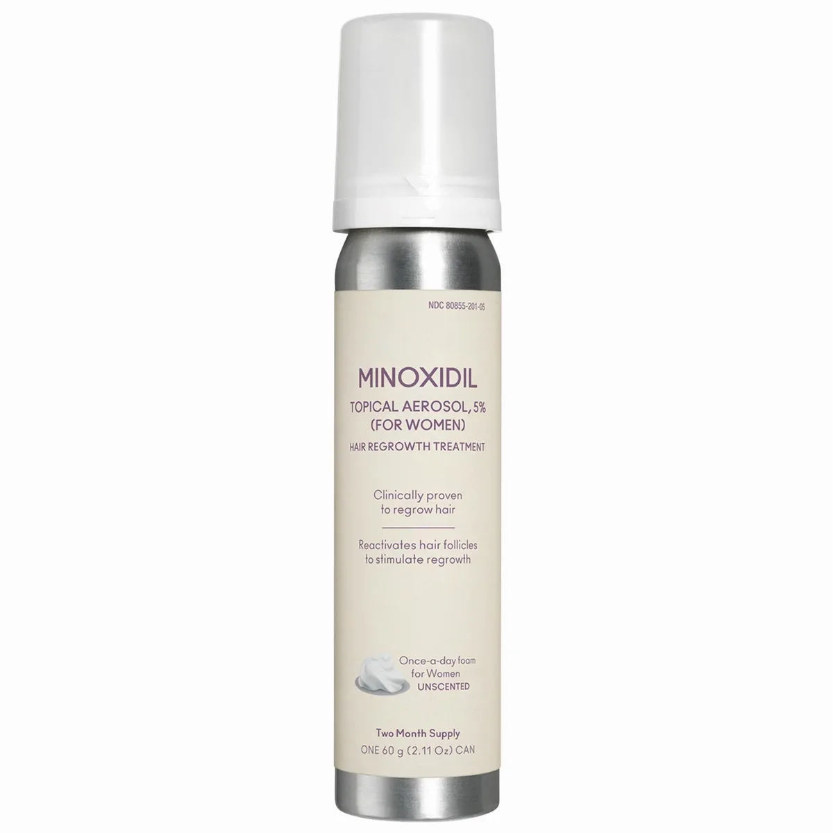 Flourish Minoxidil 5% Foam for Hair Growth 2.11 oz / 60 G by Virtue