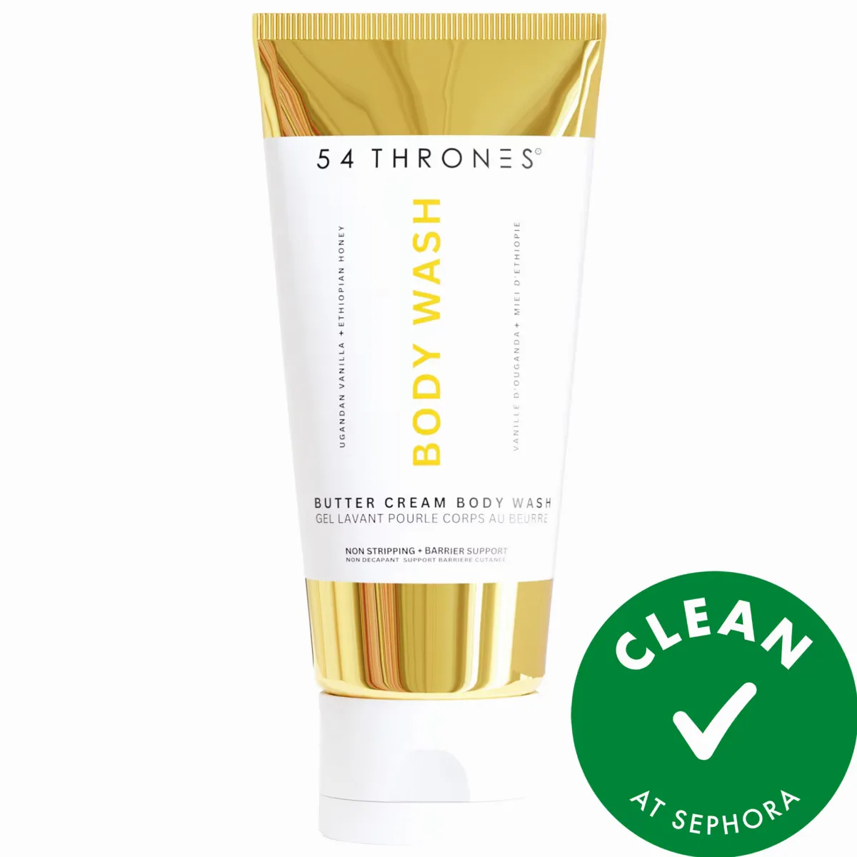 Moisturizing Butter Cream Body Wash - Non-Stripping with Shea Butter, Ceramides and Niacinamide 8.4 oz / 250 Ml by 54 Thrones