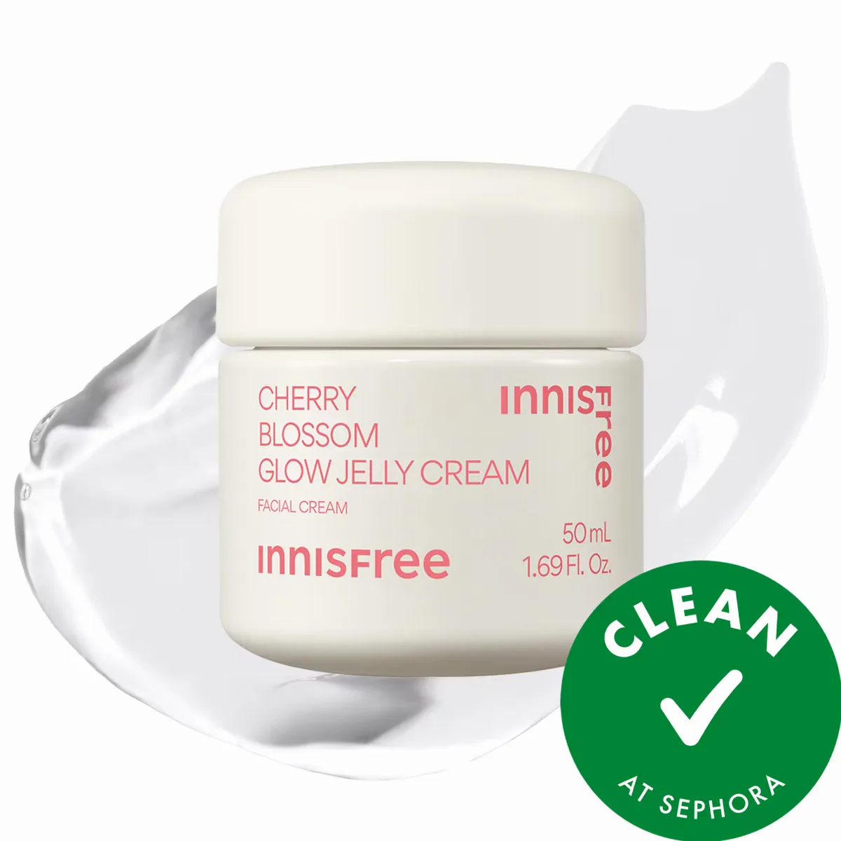 Cherry Blossom Dewy Glow Jelly Moisturizer with Niacinamide 1.69 oz / 50 Ml by innisfree