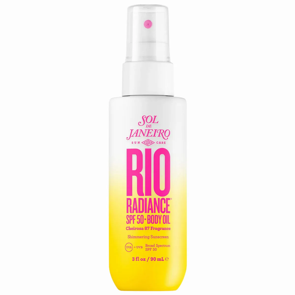 Rio Radiance SPF 50 Shimmering Body Oil Sunscreen 3 oz / 90 mL by Sol de Janeiro