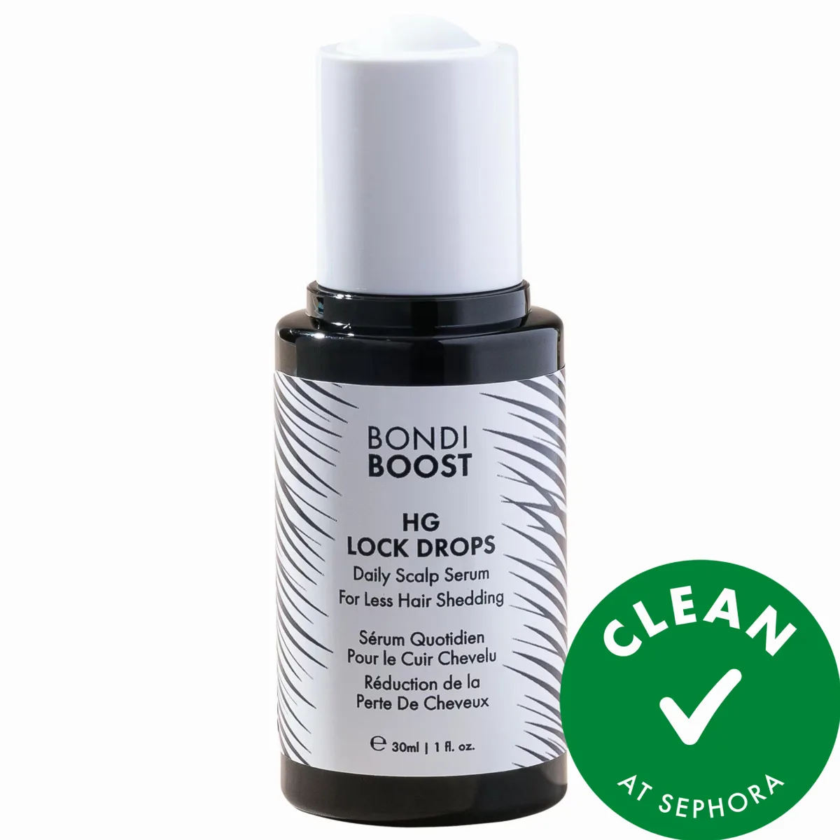 HG Lock Drops Daily Hair Serum with Rosemary for Thinning Hair 1 oz / 30 Ml by BondiBoost