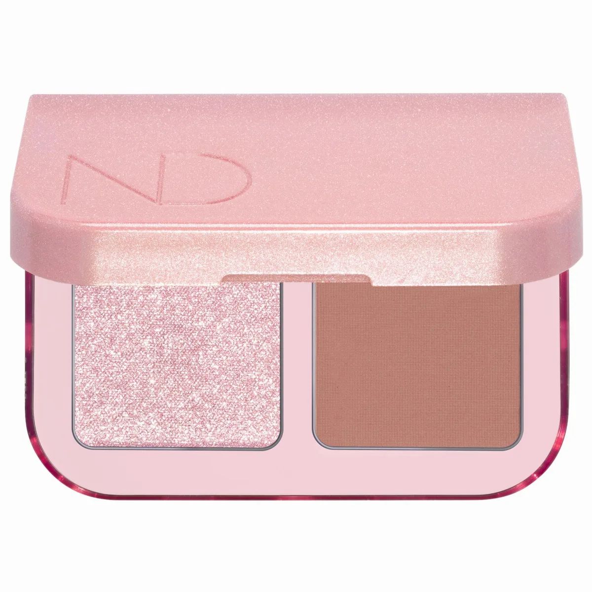 Essential Eyeshadow Duo Mia (sparkling Wet Effect Icy Pink) / Transition (matte Light-Medium Nude) 0.17 oz / 5 G by NATASHA DENONA