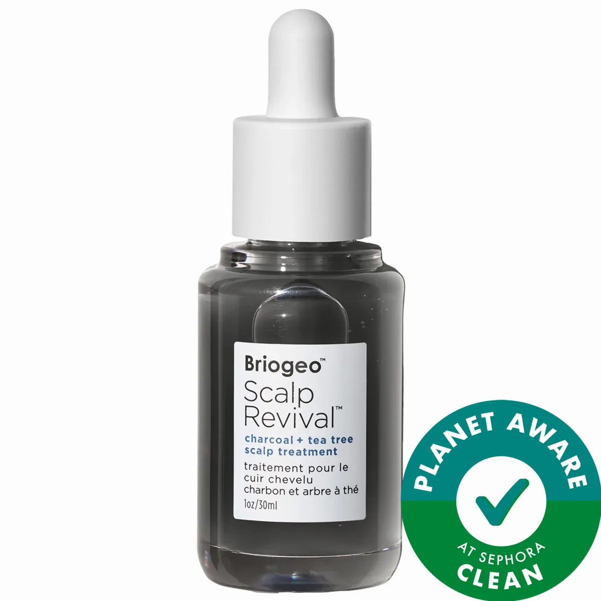 Scalp Revival Charcoal + Tea Tree Scalp Treatment Serum 1 oz / 30 mL by Briogeo