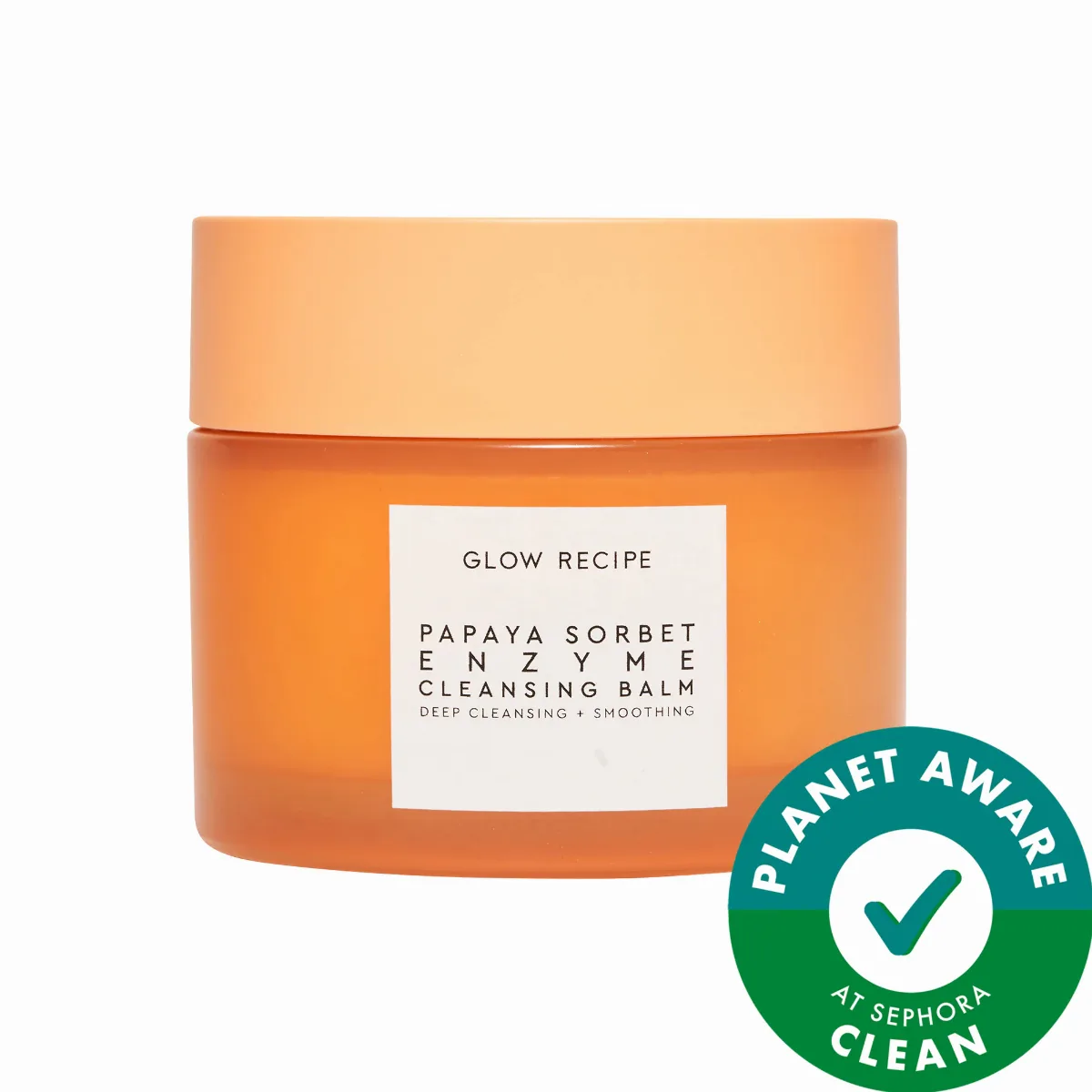 Papaya Sorbet Smoothing Enzyme Cleansing Balm & Makeup Remover 3.4 oz / 100 mL by Glow Recipe