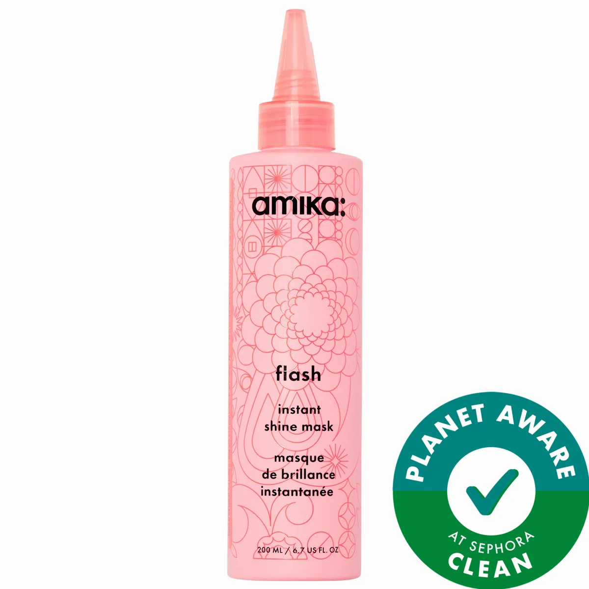 Flash Instant Shine Hair Gloss Mask 6.7 oz / 200 mL by amika