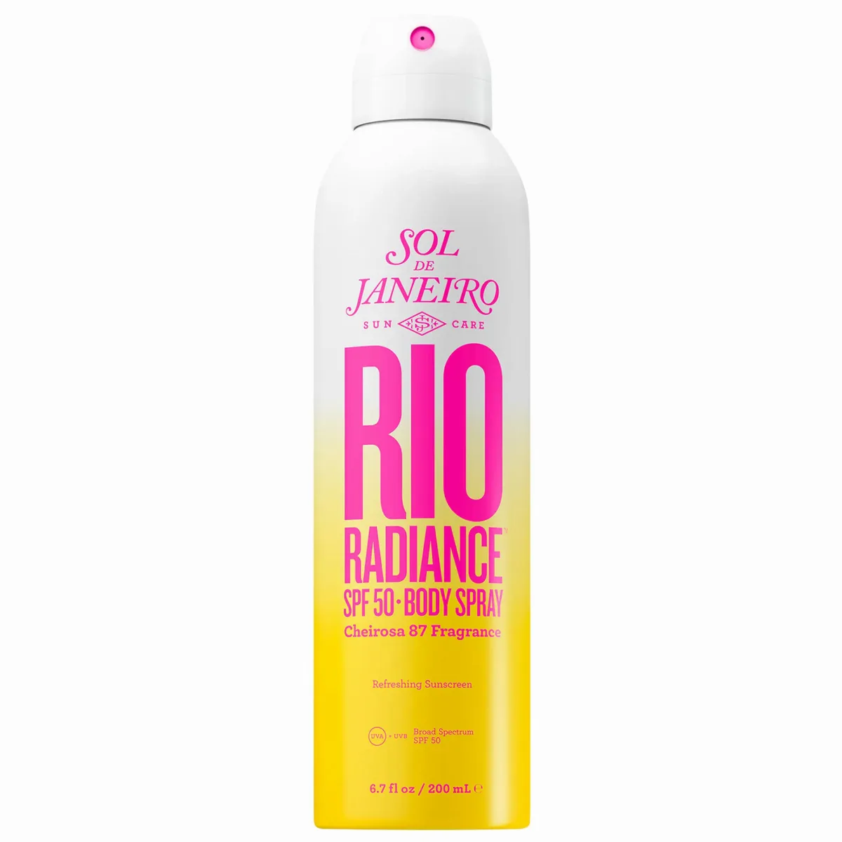 Rio Radiance SPF 50 Body Spray Sunscreen with Niacinamide 6.7 Fl. oz / 200 mL by Sol de Janeiro