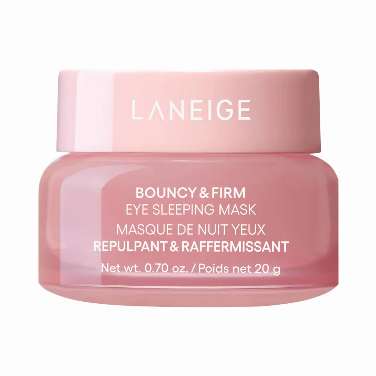 Bouncy & Firm Eye Brightening Sleeping Mask with Peony + Collagen Complex.7 oz / 20 G by LANEIGE