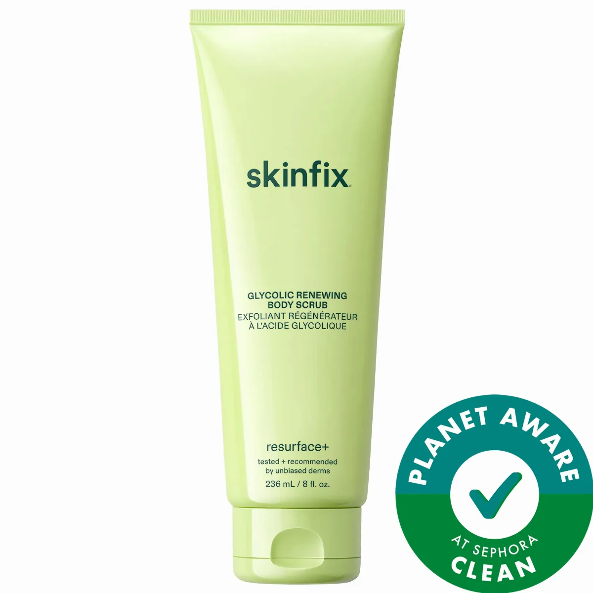 Resurface+ Glycolic and Lactic Acid Renewing Body Scrub 8 oz / 236 mL by Skinfix