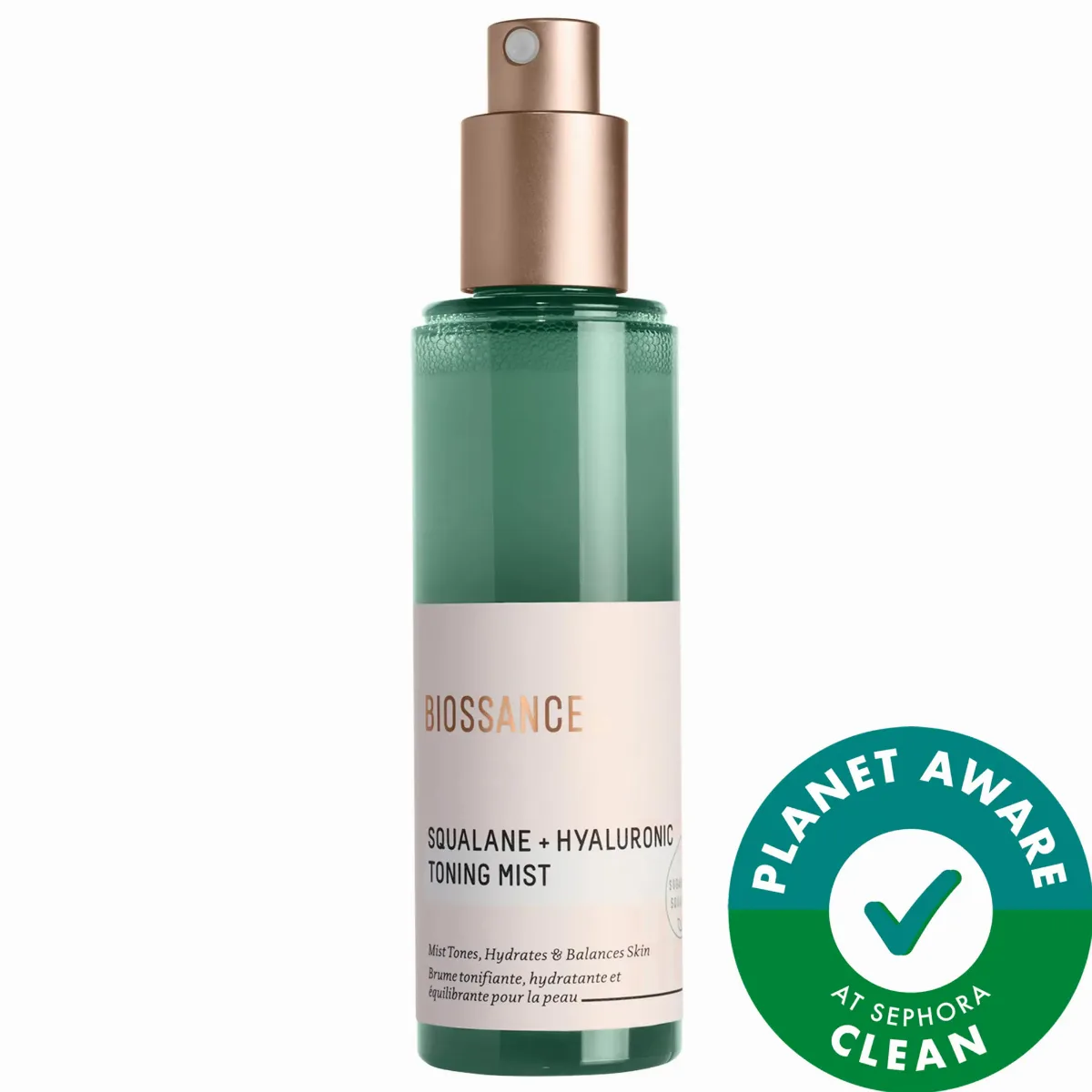 Hyaluronic Acid Hydrating Face Toner Mist + Squalane 2.53 oz / 75 mL by Biossance