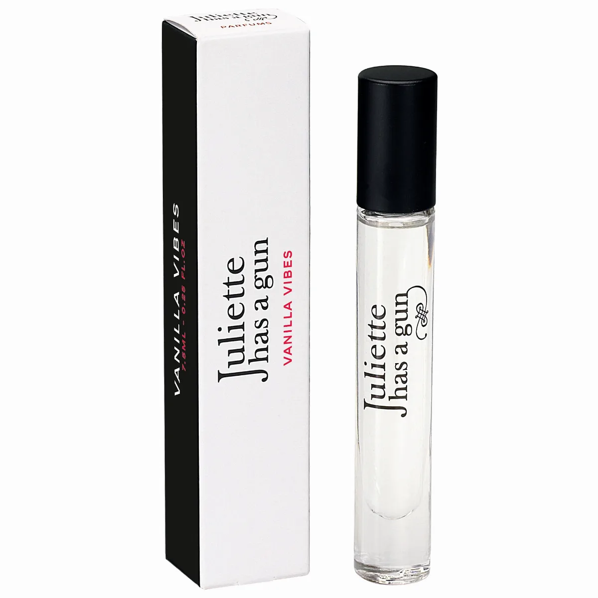 Vanilla Vibes Travel Spray 0.25 oz / 7.5 mL by Juliette has a gun