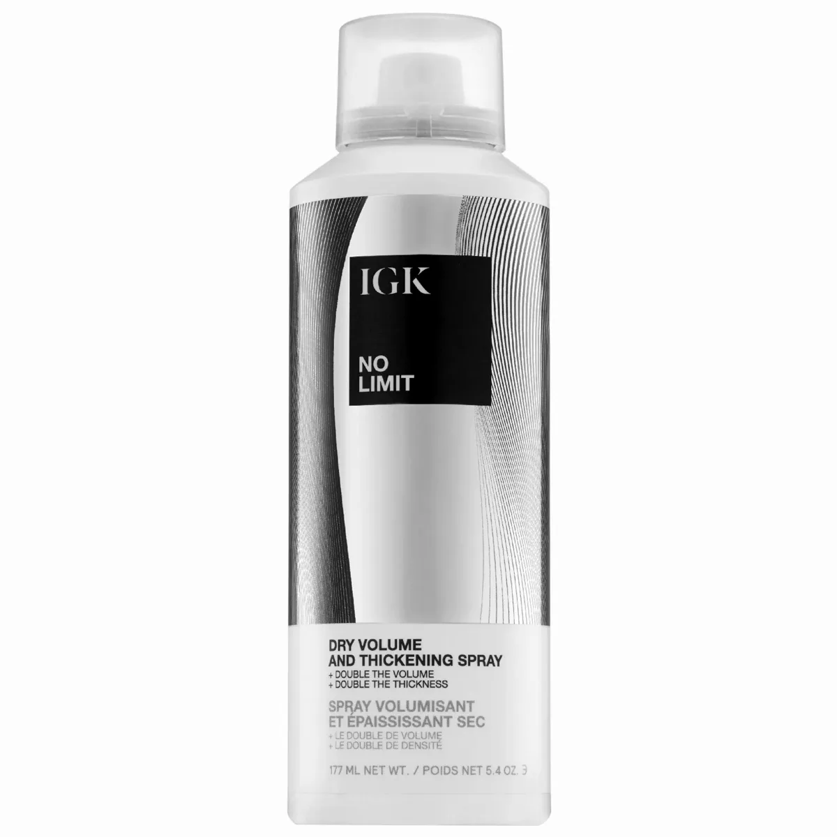 No Limit Dry Volume and Thickening Spray 5.4 oz / 177 mL by IGK