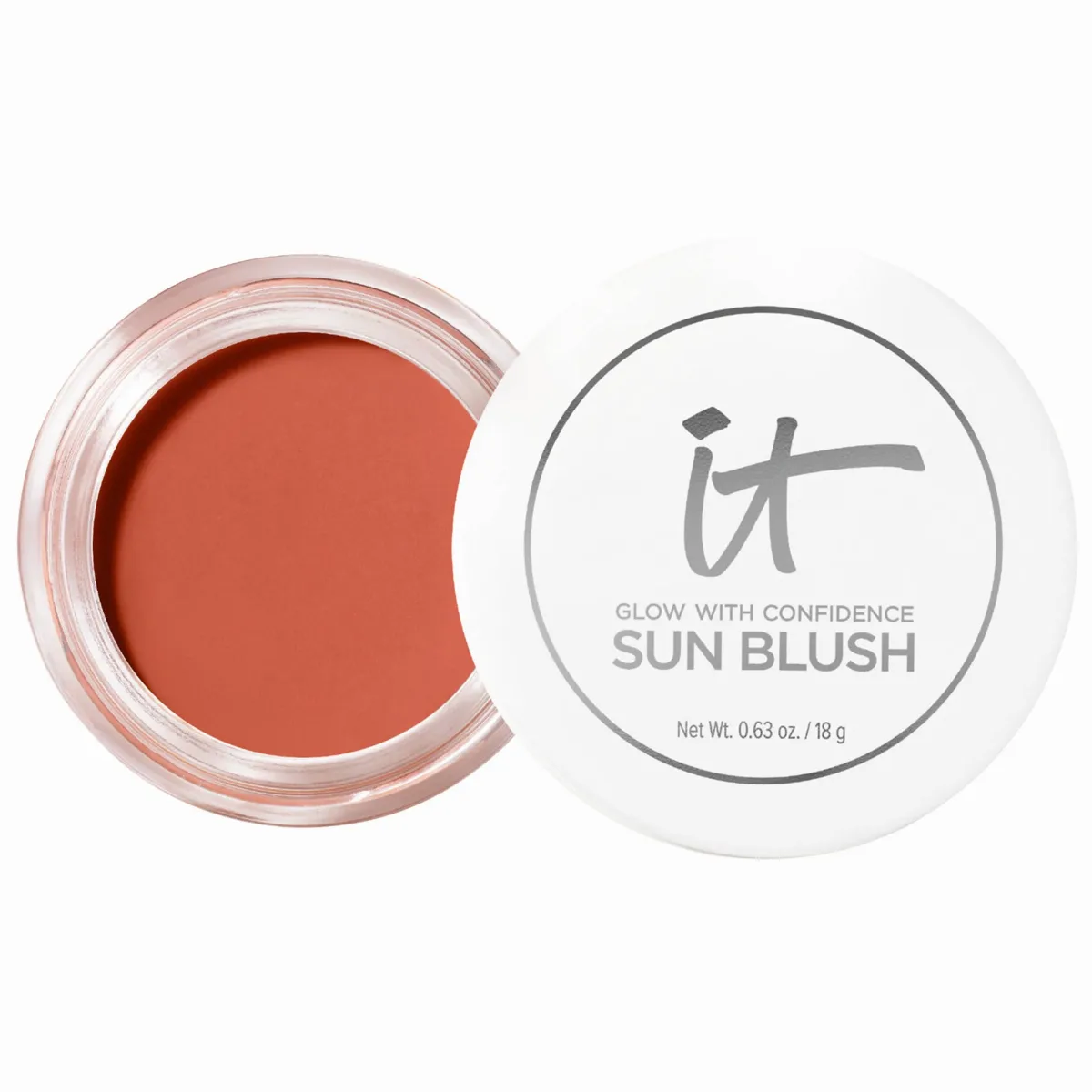 Glow with Confidence Sun Cream Blush with Hyaluronic Acid Sun Warmth 30 0.63 oz by IT Cosmetics