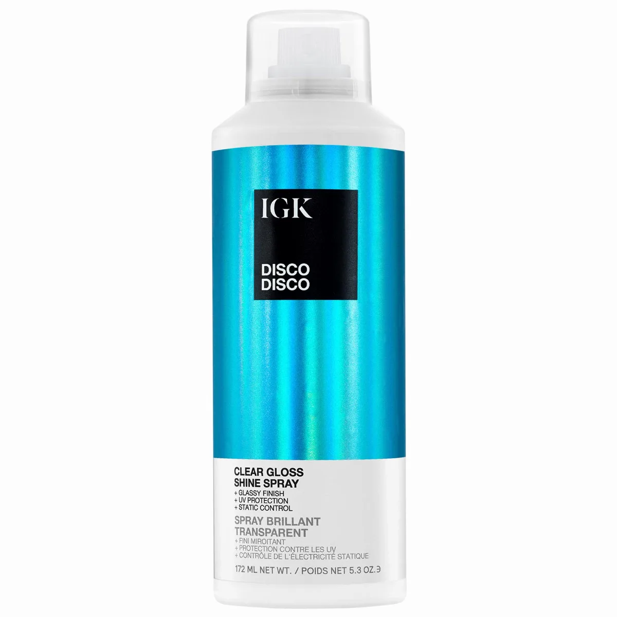 Disco Disco Clear Gloss Shine Hair Spray 5.3 oz / 172 Ml by IGK