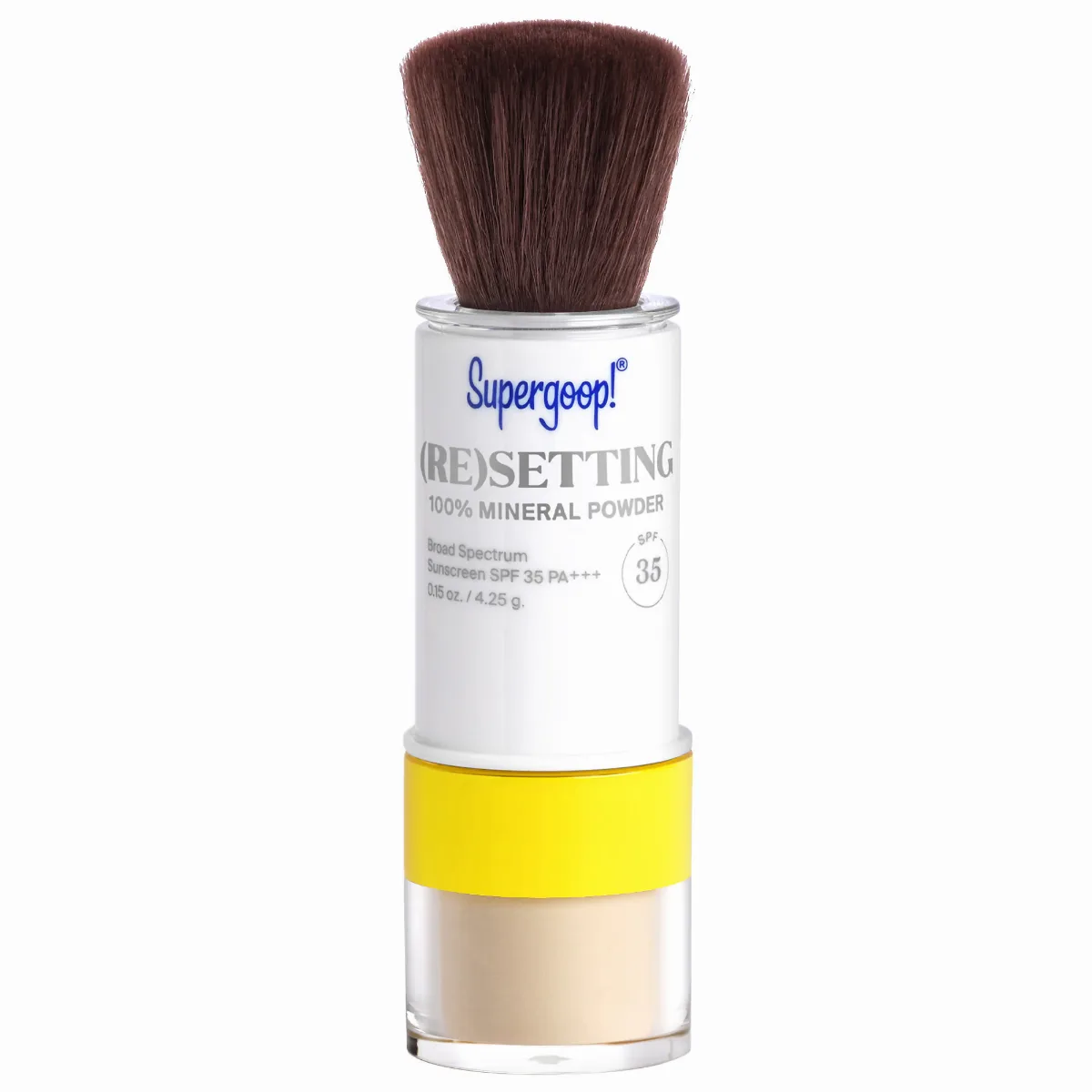 Supergoop! 100% Mineral (re)setting Powder Face Sunscreen SPF 35 Translucent 0.15 Oz/ 4.25 G by Supergoop