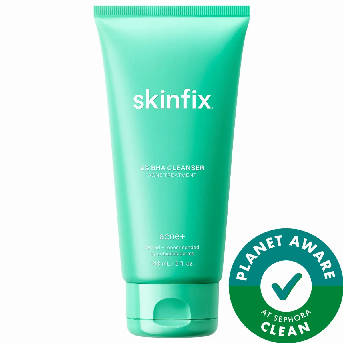 Acne+ 2% BHA + Azelaic Acid + Niacinamide + AHA Cleanser 5 Oz/ 148 mL by Skinfix