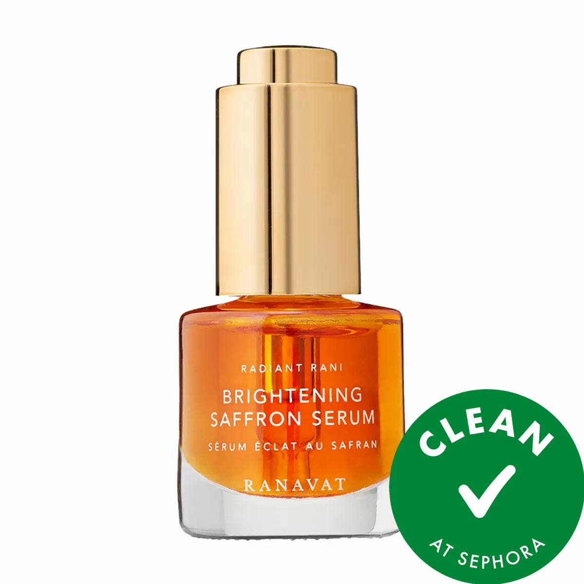 Mini Brightening Dark Spot and Anti-Aging Facial Serum with Saffron and Turmeric 0.17 oz / 5 mL by RANAVAT